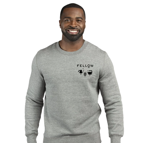 Fellow Logo Grey Crew